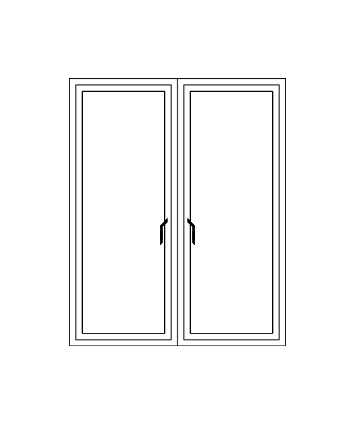 پنجره‌های لولایی uPVC