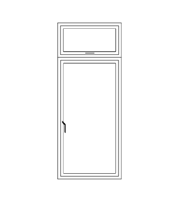 پنجره‌های لولایی uPVC